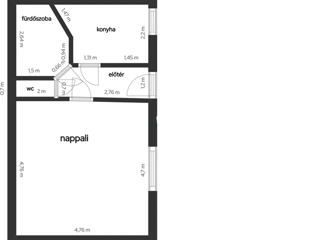 Eladó lakás Budapest XV. kerület, Rákospalota, Beller Imre 38 nm