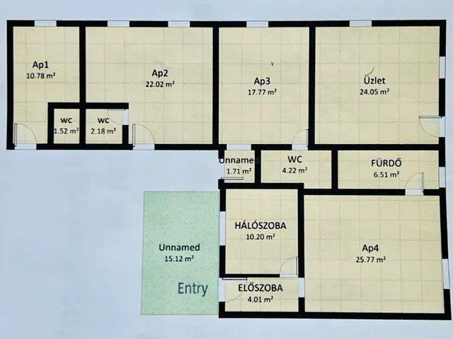 Eladó kereskedelmi és ipari ingatlan Makó 130 nm