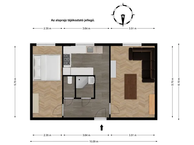 Eladó lakás Szeged, Tarján, Csörlő 48 nm