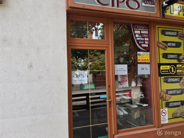 Kiadó kereskedelmi és ipari ingatlan Gyula, Városház utca 3. 42 nm