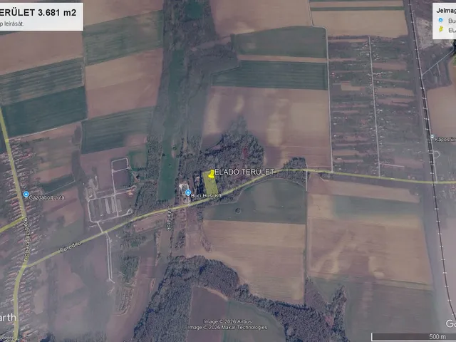 Eladó telek Juta, Füredi utca 3681 nm