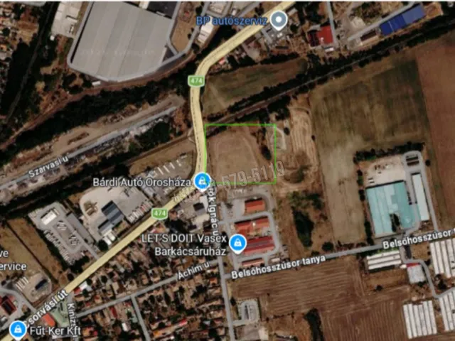 Eladó kereskedelmi és ipari ingatlan Orosháza 936 nm