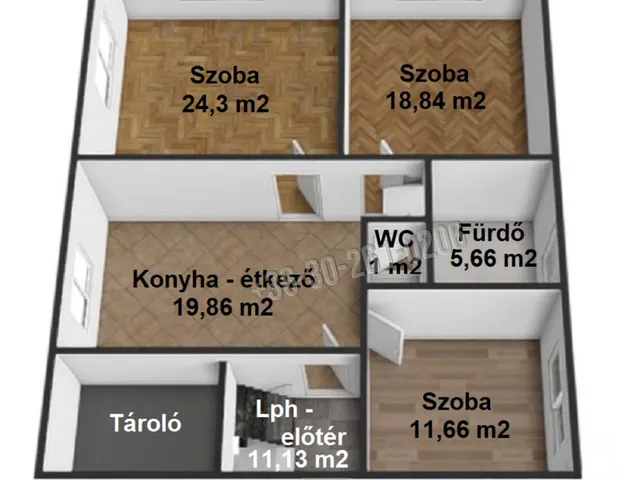 Eladó lakás Budapest XVIII. kerület 87 nm