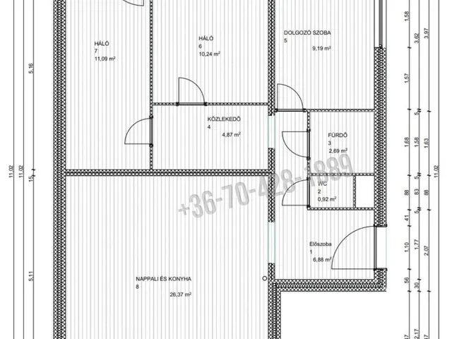 Eladó lakás Budapest III. kerület 73 nm