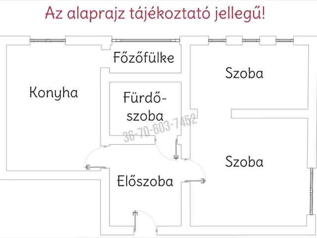 Eladó lakás Budapest IX. kerület 65 nm