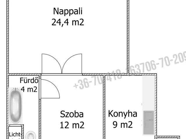 Eladó lakás Budapest IX. kerület 51 nm
