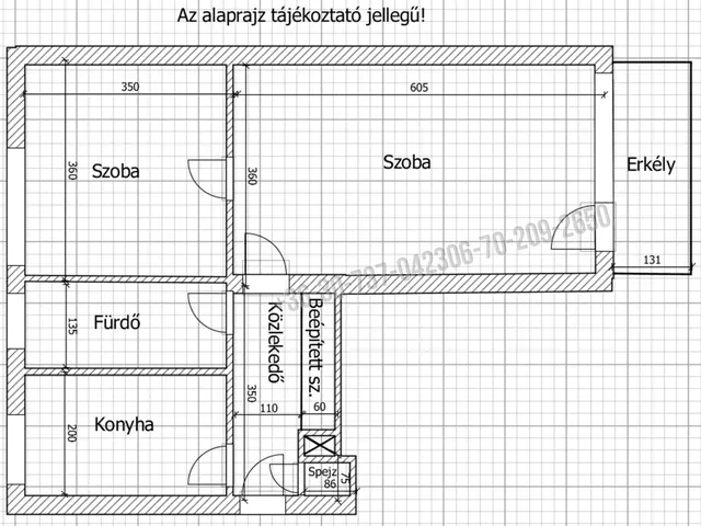 Eladó lakás Kecskemét, Belváros 55 nm