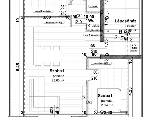 Eladó lakás Budaörs 57 nm