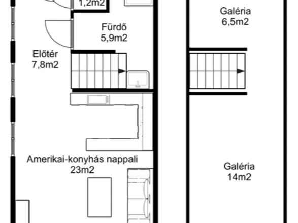 Eladó lakás Budapest VI. kerület 57 nm