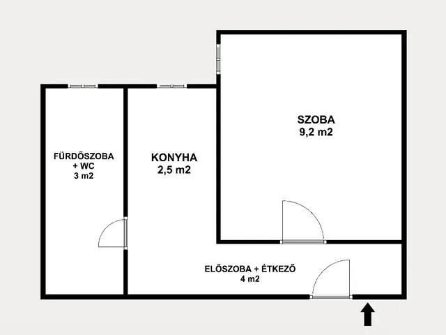 Eladó lakás Budapest VIII. kerület 18 nm