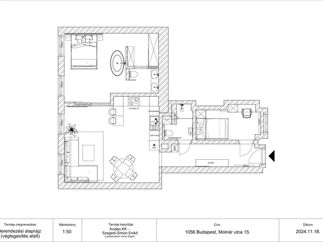 Eladó lakás Budapest V. kerület 72 nm