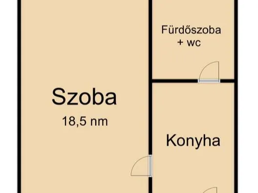 Eladó lakás Budapest VII. kerület 28 nm