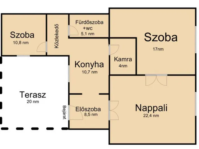Eladó lakás Budapest XIX. kerület 80 nm