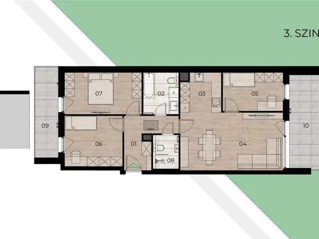 Eladó lakás Budapest XIV. kerület 82 nm