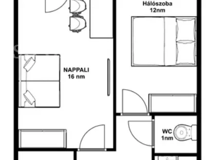 Kiadó lakás Budapest VI. kerület 44 nm