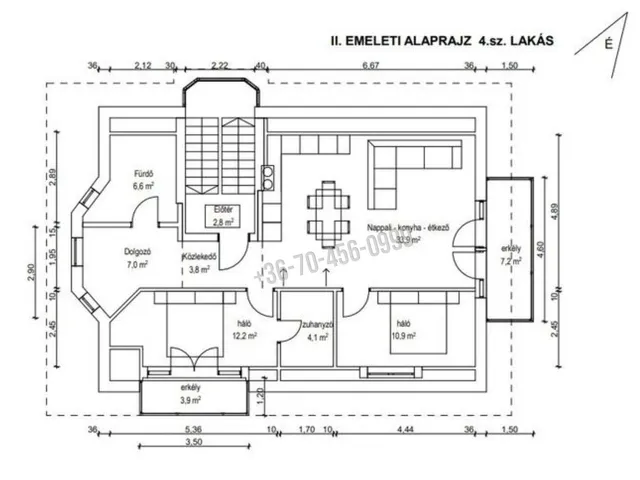 Eladó lakás Budapest XII. kerület, Széchenyi-hegy 84 nm