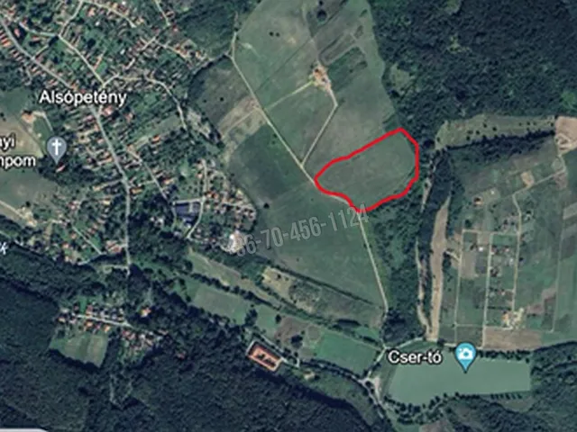 Eladó telek Alsópetény 31467 nm