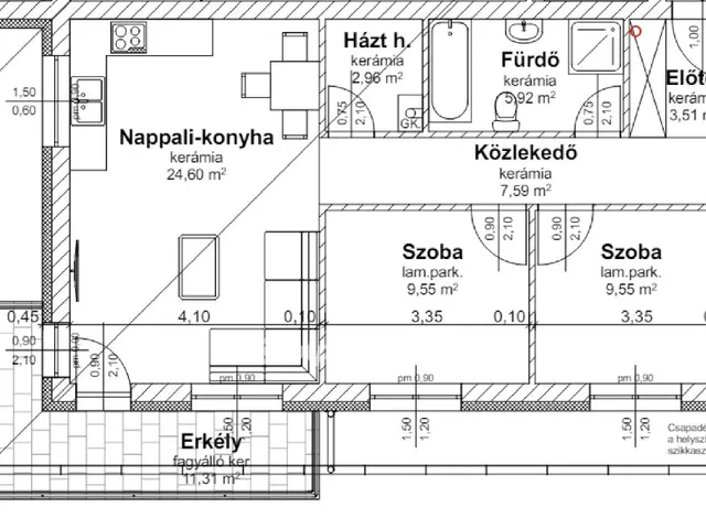 Eladó lakás Martonvásár 63 nm