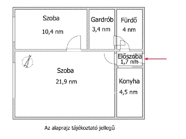 Eladó lakás Budapest XIV. kerület 46 nm