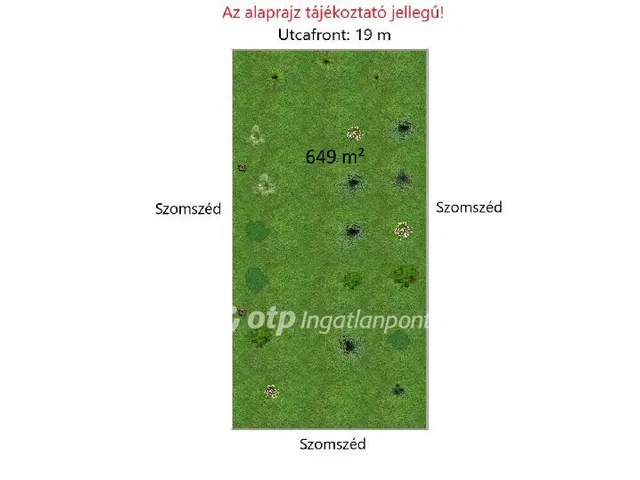 Eladó telek Gárdony 649 nm