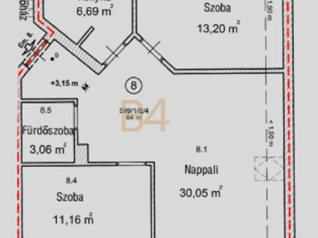 Eladó lakás Velence 64 nm