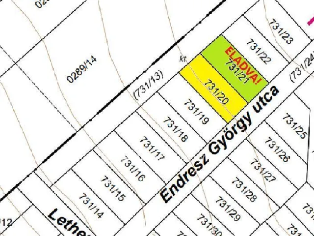 Eladó telek Felcsút 979 nm