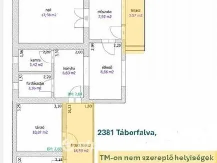 Eladó ház Táborfalva 81 nm