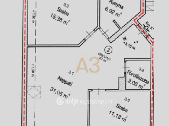 Eladó lakás Velence 68 nm