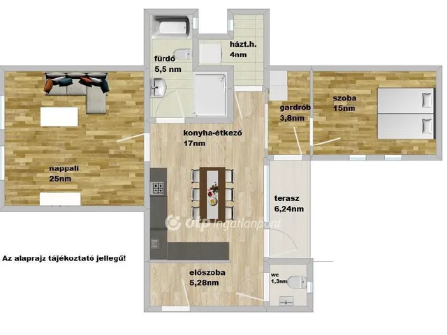 Kiadó lakás Székesfehérvár 82 nm