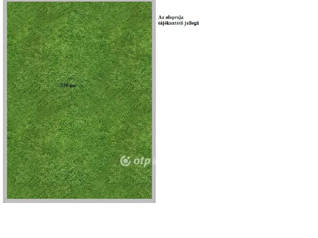 Eladó telek Rácalmás 555 nm