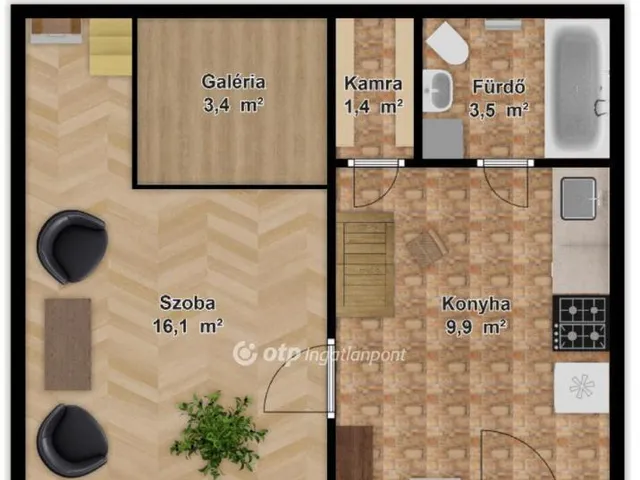 Eladó lakás Székesfehérvár 30 nm