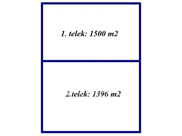 Eladó telek Kőszárhegy 2896 nm