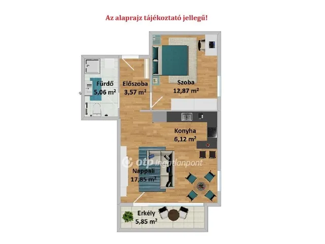 Eladó lakás Gárdony 48 nm