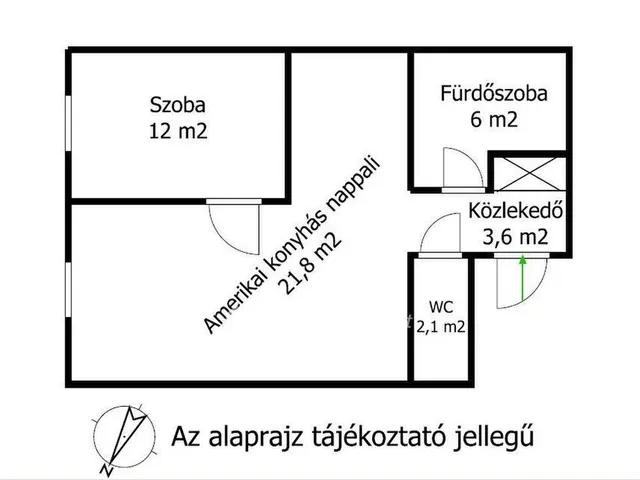 Eladó lakás Siófok 43 nm