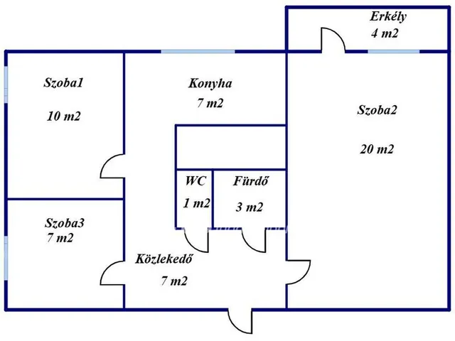 Eladó lakás Székesfehérvár 55 nm
