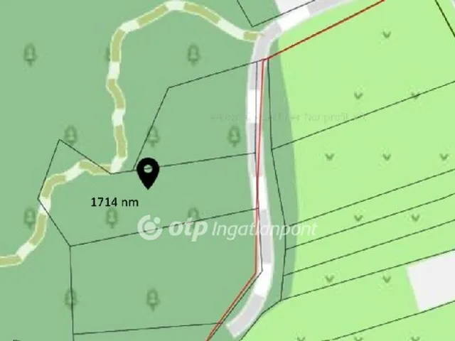 Eladó telek Pázmánd 1714 nm