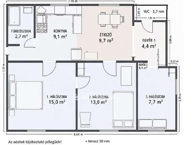 Eladó ház Velence 78 nm