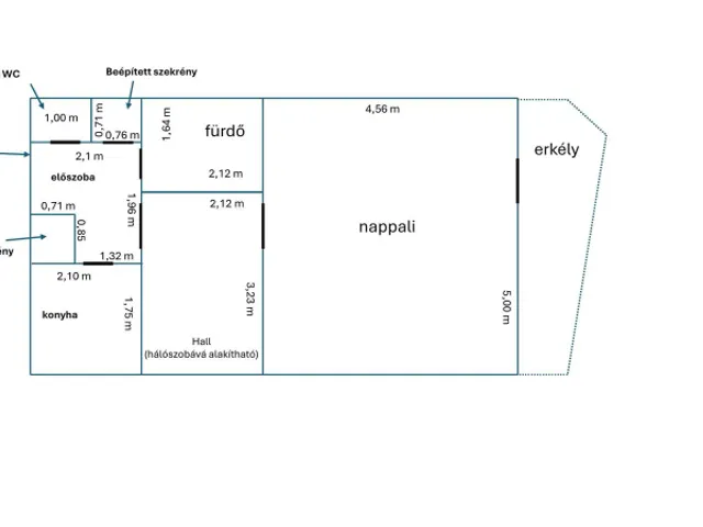 Eladó lakás Budapest XI. kerület, Gellérthegy 46 nm