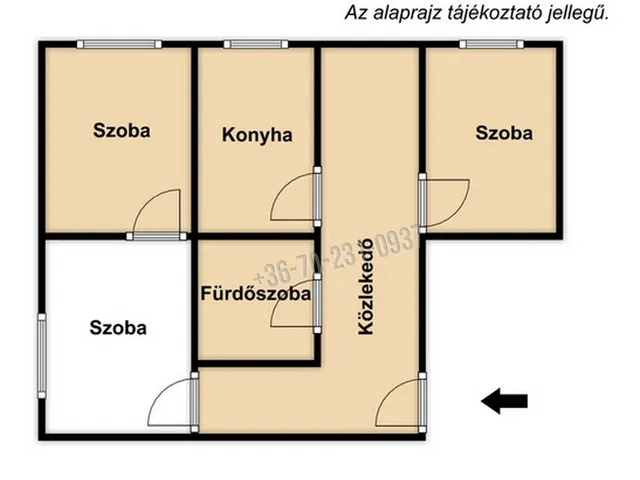 Eladó lakás Budapest VI. kerület 92 nm