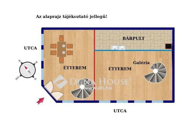 Eladó kereskedelmi és ipari ingatlan Budapest V. kerület 76 nm