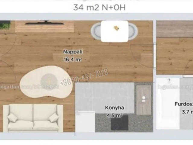 Eladó lakás Budapest XI. kerület 34 nm