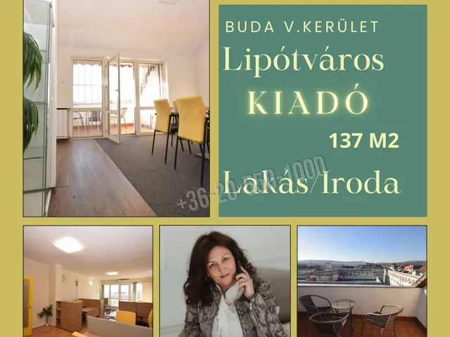 Kiadó lakás Budapest V. kerület, Lipótváros 137 nm