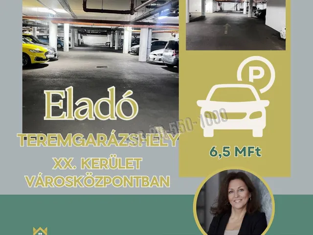 Eladó garázs Budapest XX. kerület 14 nm