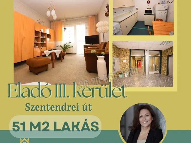 Eladó lakás Budapest III. kerület, Filatorigát 51 nm