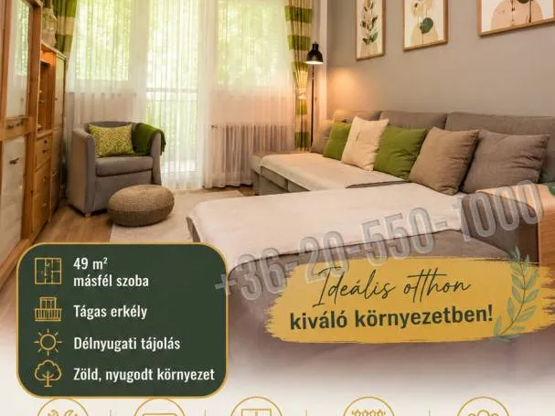 Eladó lakás Budapest IV. kerület, Megyer 49 nm