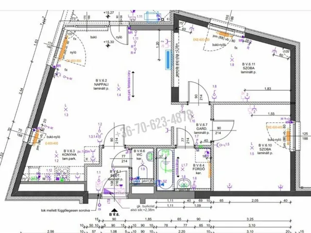 Kiadó lakás Budapest XIII. kerület, Angyalföld, Kassák Lajos utca 61 nm