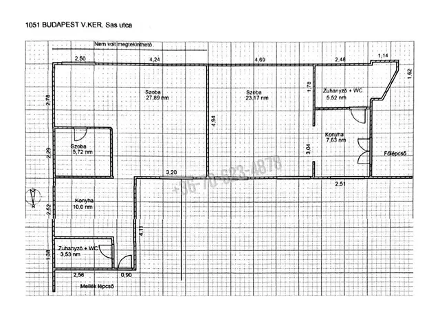 Eladó lakás Budapest V. kerület, Lipótváros 86 nm