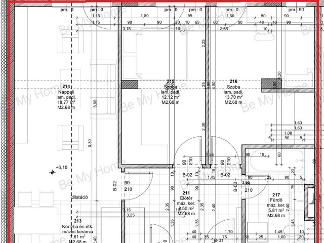 Eladó lakás Budapest III. kerület 69 nm