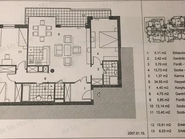 Kiadó lakás Budapest II. kerület, Pasarét 102 nm