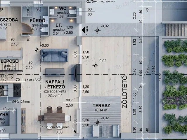 Eladó lakás Budapest III. kerület, Testvérhegy 146 nm